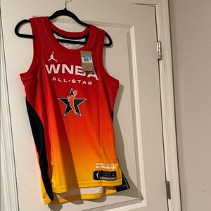 Caitlin Clark WNBA All-Star Gradient Jersey - Red to Yellow